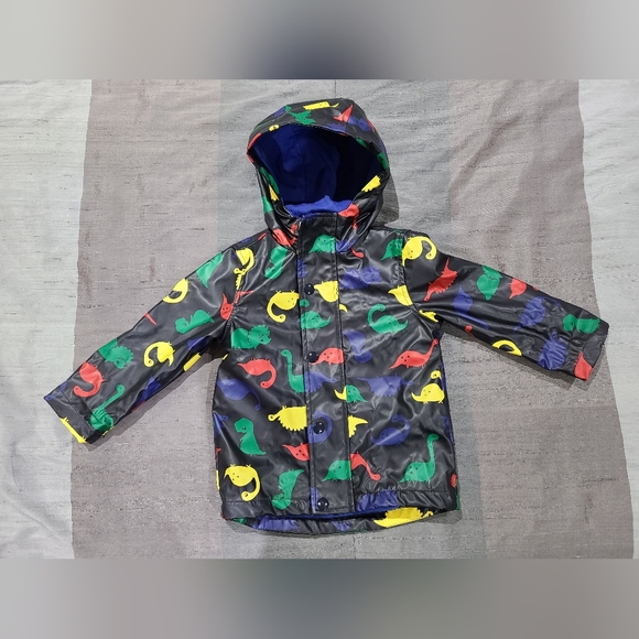 Baby Raincoat Dinosaur Print, Insulated - Picture 1 of 5